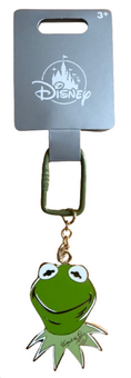 Disney Parks The Muppets Kermit the Frog Metal Keychain Bag Charm New With Tag