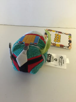 disney usa authentic star wars boba fett tsum mini plush new with tags