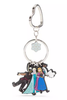 Disney Parks Frozen Elsa Anna Vinyl Keychain New with Tag