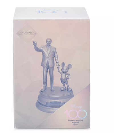 Disney Walt Disney and Mickey Mouse Partners Figure Disney100 Sculpture Statue