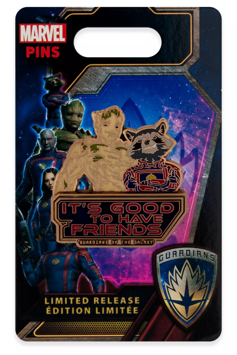 Disney Parks Rocket and Groot Pin – Guardians of the Galaxy Vol. 3 New with Card