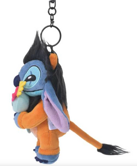 Disney Halloween Villains Stitch as Scar Plush Keychain Bag Charm New with Tag
