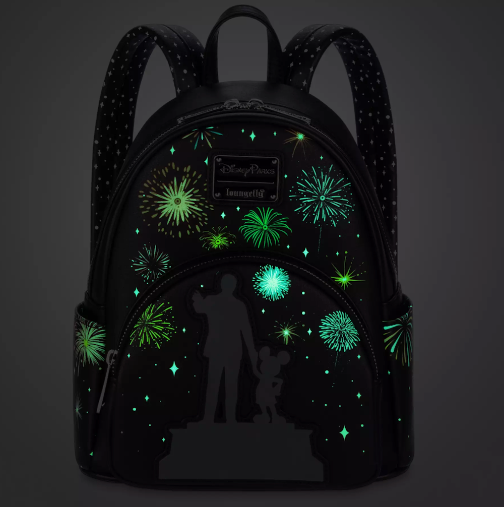 Disney 100 Walt Disney Mickey Partners Light-Up Loungefly Mini Backpack New