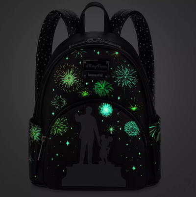 Disney 100 Walt Disney Mickey Partners Light-Up Loungefly Mini Backpack New