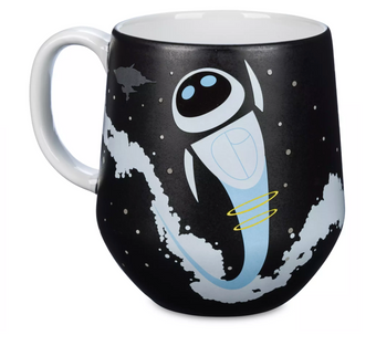 Disney Parks Wall-E and E.V.E. Matte Finish Ceramic 20oz Coffee Mug New