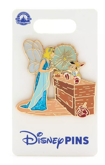 Disney Parks Pinocchio and Blue Fairy Pin New with Card