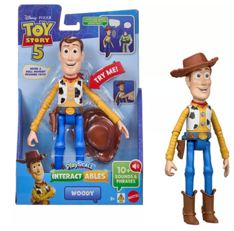 Disney and Pixar Toy Story 5 Interactables Woody Figure 9" New with Box