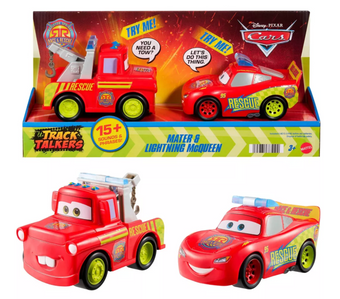 Disney Pixar Cars Radiator Springs Race & Rescue Track Talkers McQueen Toy New
