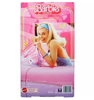 Mattel Barbie The Movie Margot Robbie as Barbie in Plaid Matching Set Doll New