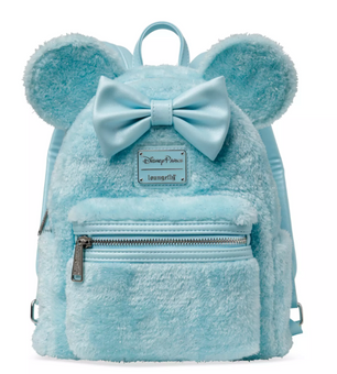 Disney Parks Minnie Mouse Plush Loungefly Mini Backpack New with Tag