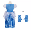 Disney Princess Cinderella Majestic Dress with Bracelet and Gloves Size 4-6x New