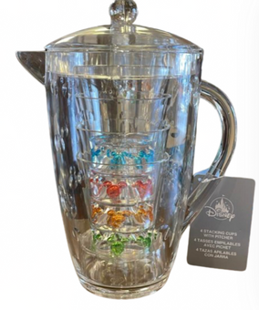 Disney Parks Summer Home Pitcher & Stacking Cups New with Tag