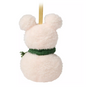 Disney Parks Mickey Snowman Plush Christmas Ornament New with Tag