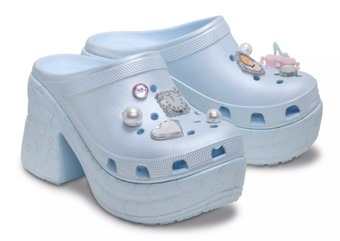 Disney Parks Cinderella Platform Clogs for Adults by Crocs M6/W8 New With Tag