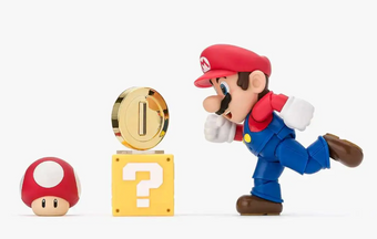 Tamashii Nations Super Mario S.H.Figuarts Mario Collectible Figure Toy New W Tag