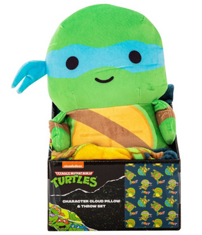 Disney Ninja Turtles Throw Blanket and HD Hugger New with Tag