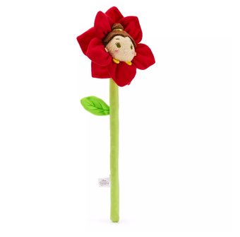 Disney Parks Bendable Red Flower Belle Beauty and the Beast Plush New with Tag