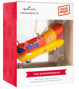 Hallmark Oscar Mayer The Wienermobile Christmas Ornament New with Box