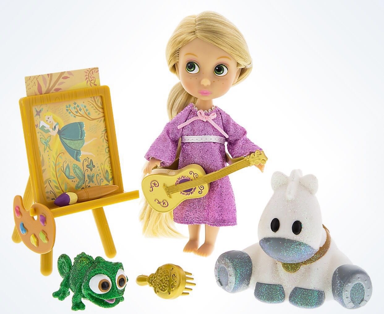 Disney Animators' Collection Rapunzel & Friends Mini Doll Play Set New with Case
