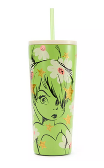 Disney Parks Tinker Bell 20 oz. Stainless Steel Tumbler Peter Pan New With Tag