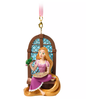Disney Parks Rapunzel and Pascal Sketchbook Christmas Ornament New With Tag