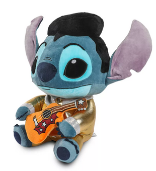 Disney Neca Lilo and Stitch Hug Me Plush Elvis Gold Suit Stitch HugMe New Sealed