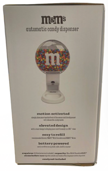 M&M's World Lentil Motion Activated Automatic Candy Dispenser New With Tag