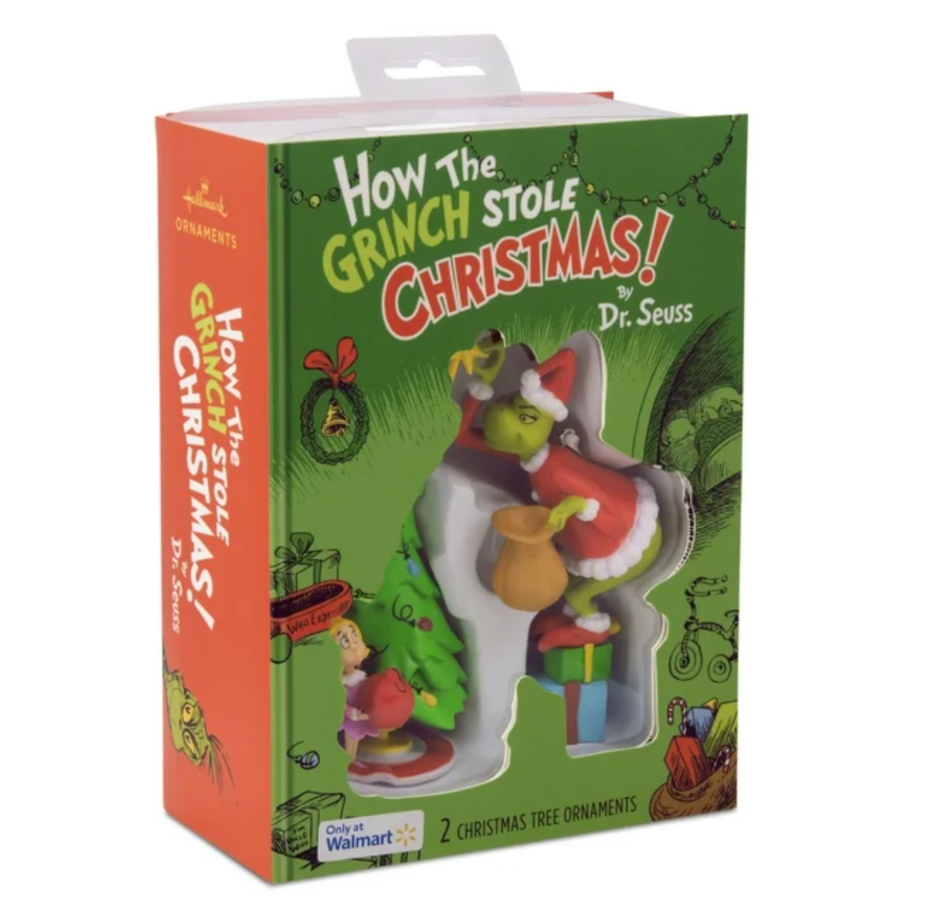 Hallmark How the Grinch Stole Christmas Grinch Cindy-Lou Who Christmas Ornaments