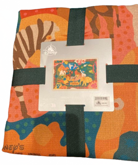 Disney Parks Animal Kingdom Throw Blanket New with Tag