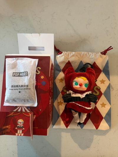 Pop Mart Labubu The Monsters Why So Serious Crimson Dancer Vinyl Plush New