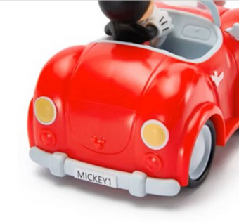 Disney Parks Mickey Mouse Pullback Car Red Toy New With Tag
