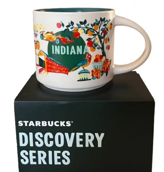 Starbucks Discovery Series Collection Indiana Coffee Mug New with Box