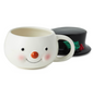 Hallmark 20th Anniversary Snowman Christmas Sculpted Mug With Sound New