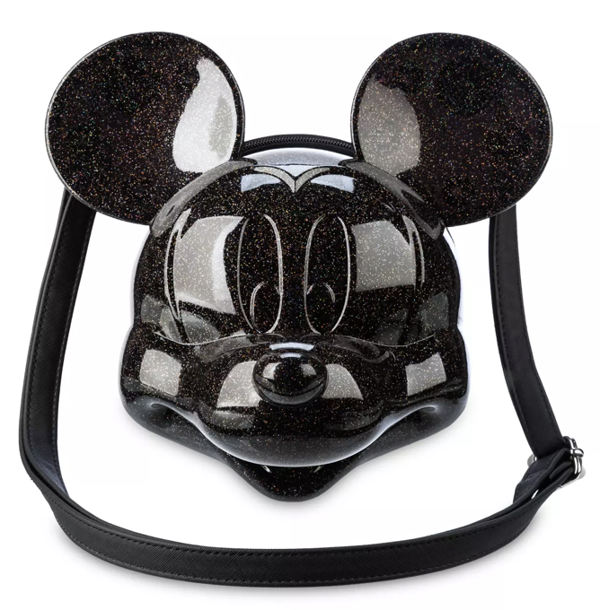 Disney Parks Mickey Mouse Loungefly Mickey Head Crossbody Purse Bag New With Tag