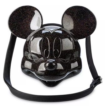 Disney Parks Mickey Mouse Loungefly Mickey Head Crossbody Purse Bag New With Tag