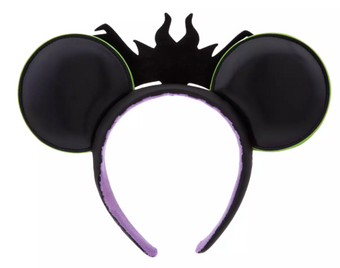 Disney Parks Halloween Maleficent Dragon Ear Headband Sleeping Beauty New W Tag