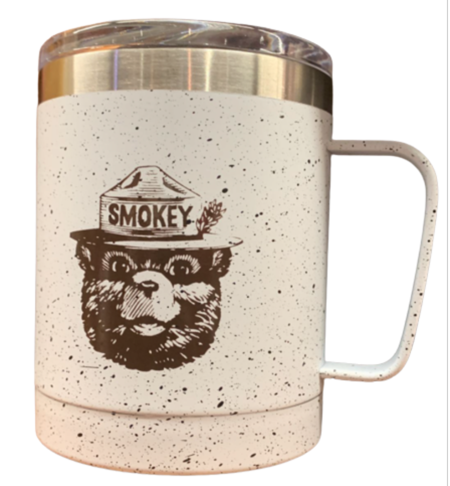 Disney Parks Smokey Bear Thermal Coffee Mug With Lid New With Tag