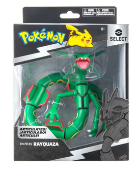 Pokemon - Select 6" Articulated Rayquaza Action Figure Toy New With Box