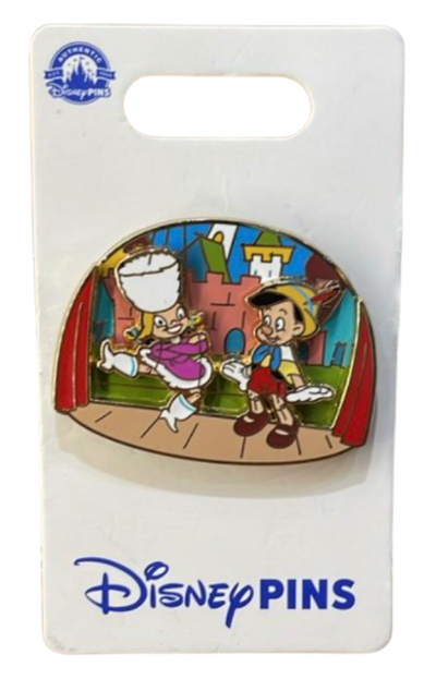 Disney Parks Marionette Pinocchio Pin New with Card