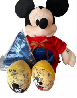 Disney Mickey Sorcerer 90th Anniversary Medium Plush New without Tag