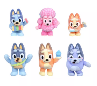 Disney Parks Bluey Fuzzies Deluxe Figure Pack Toy New With Tag