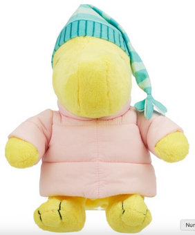 Vera Bradley Peanuts Collection Snoopy Plaid Fabric Pattern Stuffed Plush New