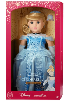 American Girl Disney Cinderella 18-inch Doll Collector Series Swarovski New Box