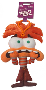 Disney Parks Inside Out 2 Anxiety Keychain Plush New with Tags