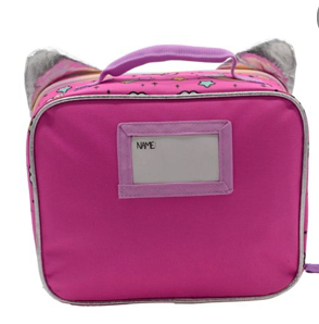 Hello Kitty Kids' Square Lunch Box and Bag - Pink New With Tags