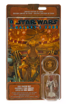 Disney Parks Dok-Ondar Action Figure Comic Coin Set Star Wars Galaxy Edge New