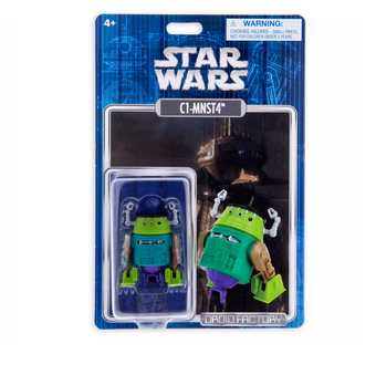 Disney Parks Star Wars Saga Droid Factory C1-MNST4 Figure New with Card