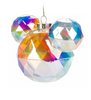 Disney Mickey Geodesic Icon Glass Ball Sketchbook Christmas Tree Ornament New