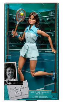 Barbie Inspiring Women Series Billie Jean King Collectible Doll New With Tag