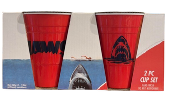 Universal Studios JAWS 2-Piece Red Cup Tumbler Set New With Tag